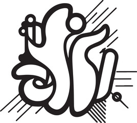 Unique Logo Design Vector art of Illustration