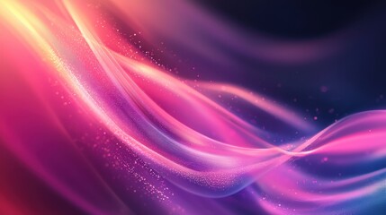 Obraz premium Soft purple and pink waves with smooth flowing lines create an