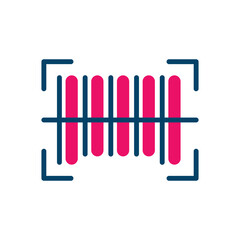 Barcode vector icon