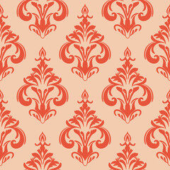 floral Damask Seamless Pattern ethnic Classical luxury royal Vintage, paisley elements ornament victorian seamless texture for wallpapers, textile for wallpapers