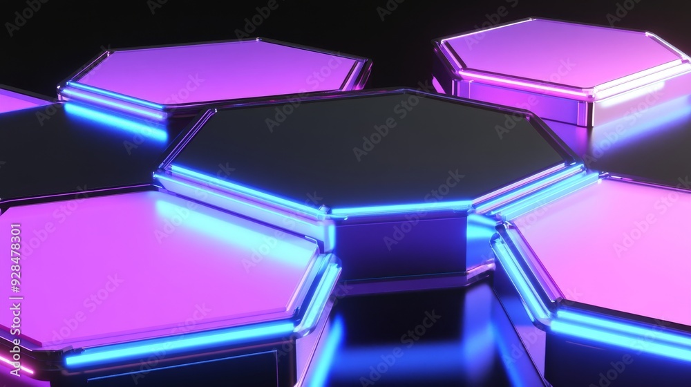 Poster abstract futuristic ui spaceship window display, digital hud border panel. cyberpunk monitor dashboa