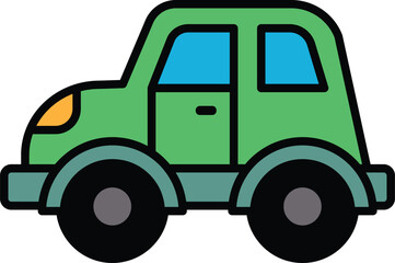 A black and white drawing of a car