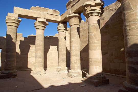 Temple of Maharraqa in Lower Nubia, Egypt