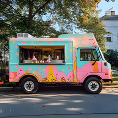 ambulance on the road. Generative AI