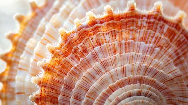 Close-up of a seashell texture.