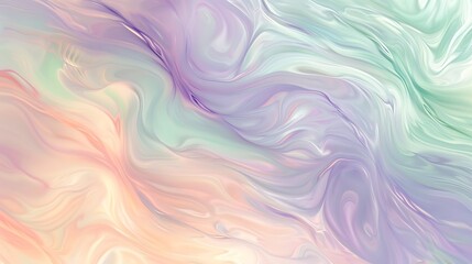 Fototapeta premium abstract colorful background with waves swirling marble pastel colors