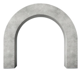 PNG U shape arch architecture concrete.