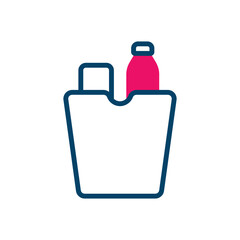 Groceries vector icon