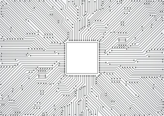 Abstract digital background with technology circuit board texture. Electronic motherboard illustration. Communication and engineering concept. Vector illustration
