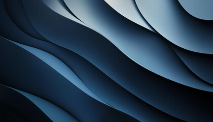 Fototapeta premium Design a sleek, minimalist desktop background in blue with smooth lines and abstract patterns. The overall design is clean and simple, with subtle variations in shade and texture