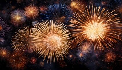 Fototapeta premium 明るい花火のテクスチャ