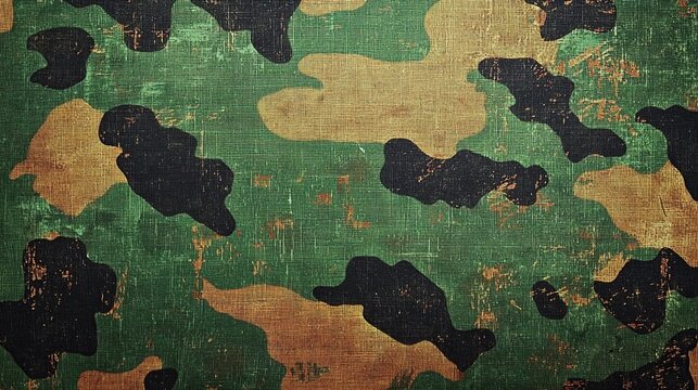 Camouflage military pattern background wallpaper design. Generative Ai