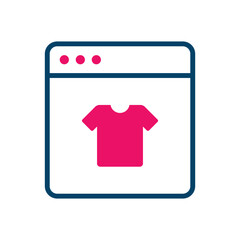 Web Shopping vector icon