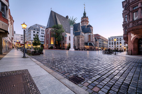 St. Nicholas Church in Leipzig, Saxony, Germany