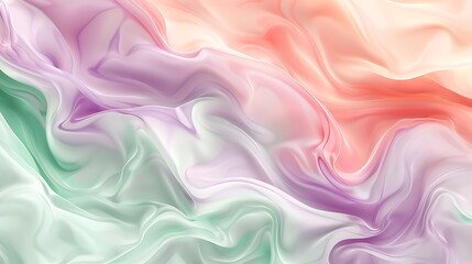 Obraz premium abstract colorful background with waves swirling marble pastel colors