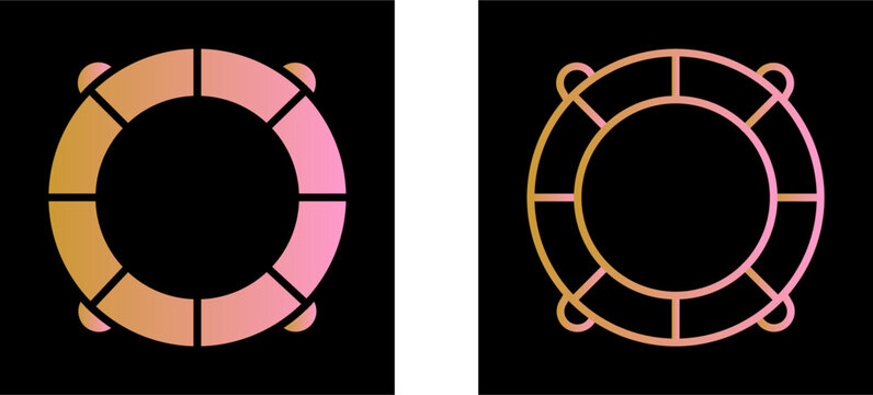 Life Saving Tube Vector Icon