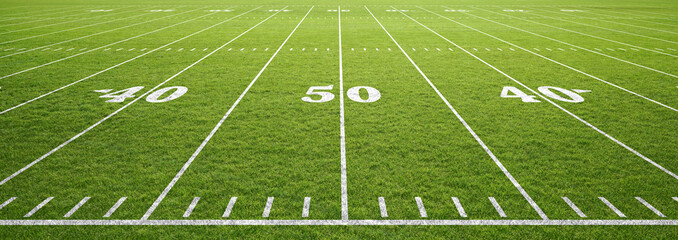 American football field 