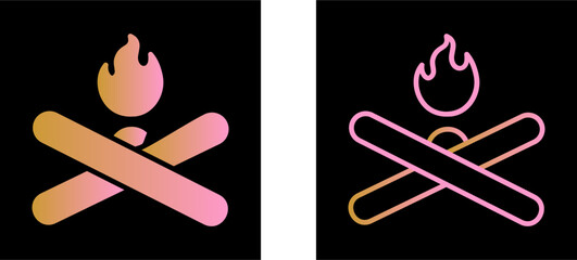 Bonfire Vector Icon