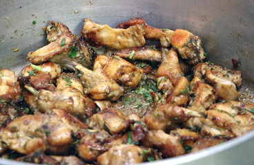 Ligurian-style braised rabbit