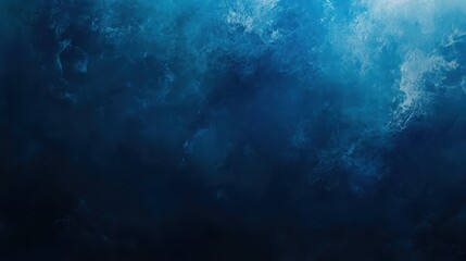 A deep blue abstract texture resembling water or a dark ocean.