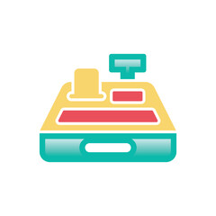 Cash Register vector icon