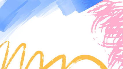 Obraz premium Abstract colorful watercolor background.Hand painted watercolor. vector. Blue watercolor