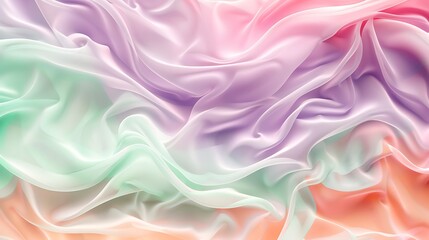 Obraz premium Abstract Watercolor Background with orange, cyan, pink and Peach Tones