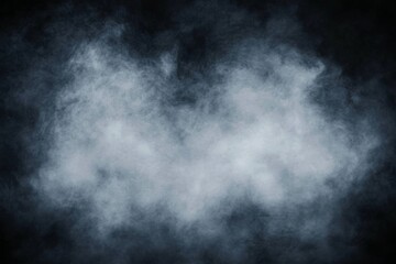 Fototapeta premium Dark Misty Fog Cloud in Abstract Darkness