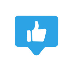 Thumbs Up, Like Speech Notification Icon