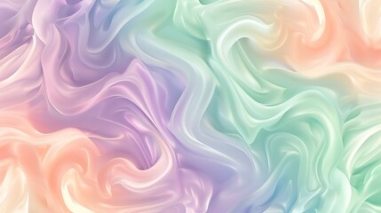 Abstract Watercolor Background with orange, cyan, pink and Peach Tones