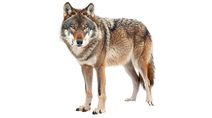 Obraz premium Wolf isolated on transparent background, PNG