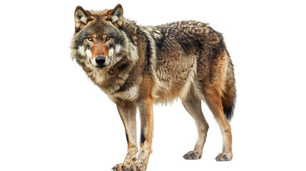 Wolf isolated on transparent background, PNG