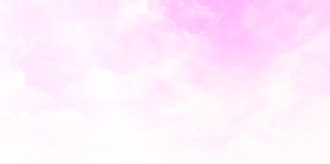 Realistic pink sky background. White cloud on pink sky
