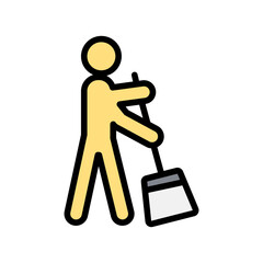 Sweeping icon