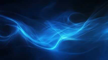 A mesmerizing abstract blue wave design, evoking a sense of fluidity and motion.