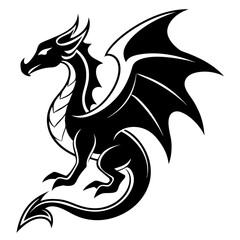 Dragon silhouette