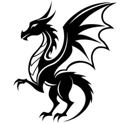 Dragon silhouette