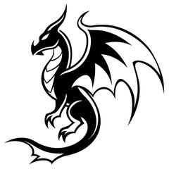 Dragon silhouette