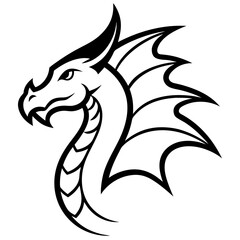 Dragon silhouette