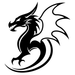 Dragon silhouette