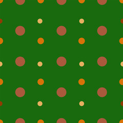 Colorful circle geometric seamless pattern