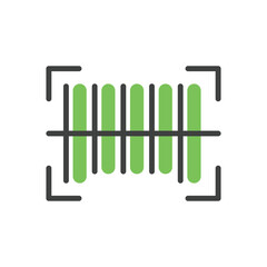 Barcode vector icon