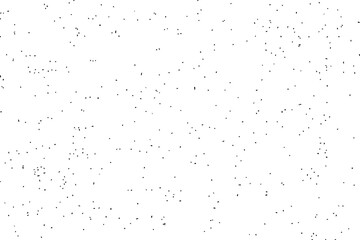 Black grunge Distressed texture Transparent Background, design element Gritty effect.