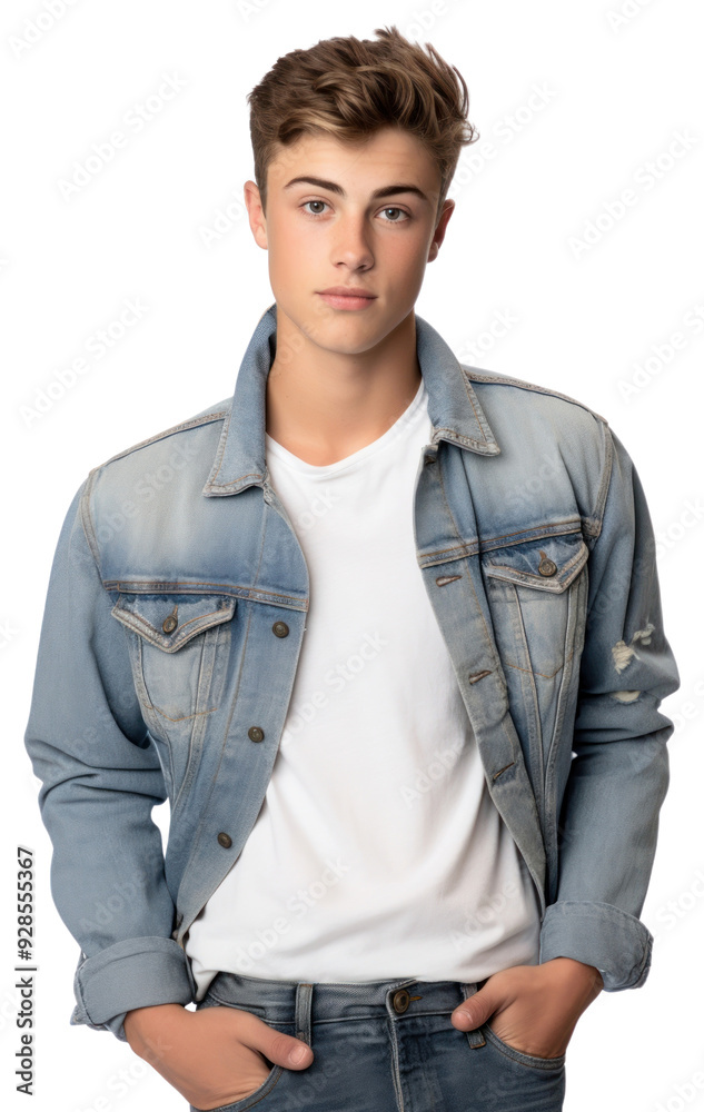 Canvas Prints png denim jacket clothing fashion jeans.