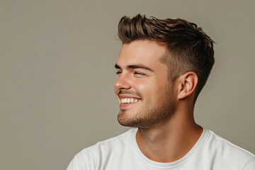 Fototapeta premium A close up of a man's face