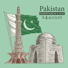 Pakistan's Independence Day, celebrated on August 14th, marks the day in 1947 when Pakistan gained independence from British rule. This day commemorates the creation of a separate nation.