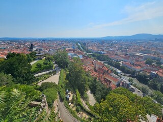 Graz Panorama und Altstadt