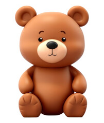 PNG Cartoon mammal plush bear.