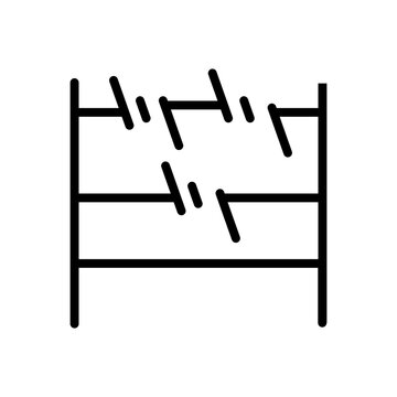 recommend clip art: barbed wire icon