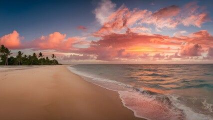 sunset at the beach